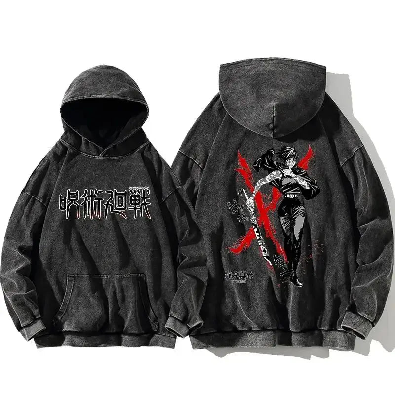 Maki Zenin - Stonewashed Hoodie