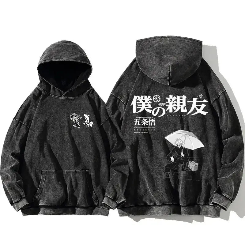 Fated Friends - Stonewashed Hoodies